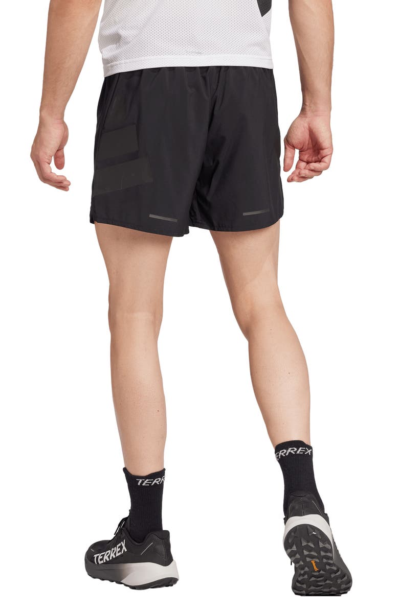 adidas Terrex Trail Shorts, Alternate, color, Black