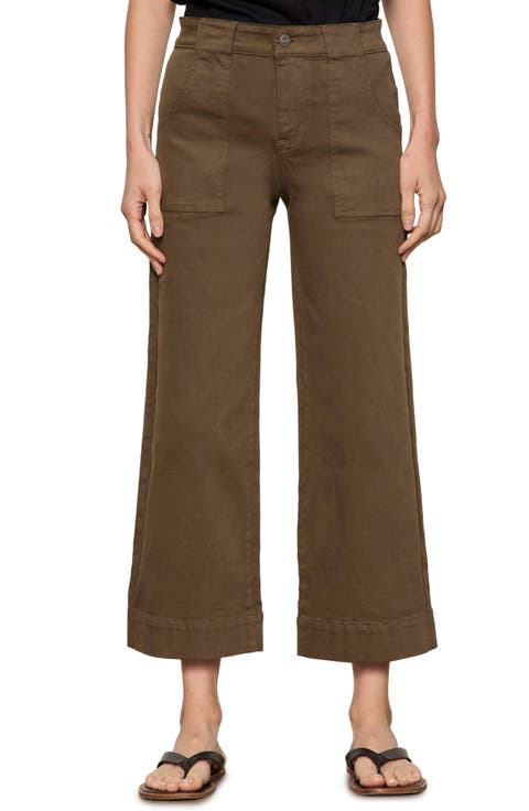Insider High Waist Cropped Straight Leg Jeans