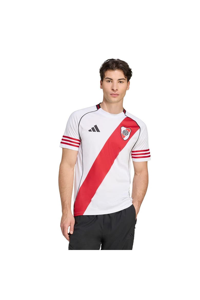 Men's adidas White Club Atlético River Plate 2025/26 Home Replica Jersey, Main, color, White