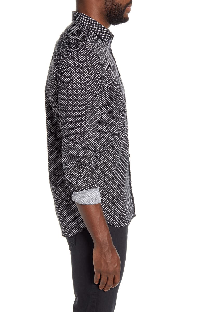 John Varvatos Star USA Fulton Slim Fit Button-Up Shirt, Alternate, color, 