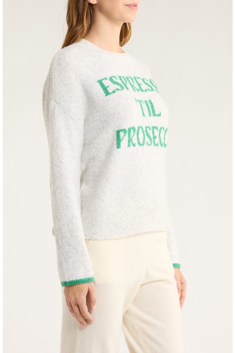 Oversize Lounge Sweater, Alternate, color, HEATHER CLOUD