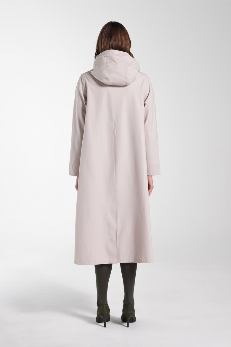 Mosebacke Long Raincoat, Alternate, color, Light Sand
