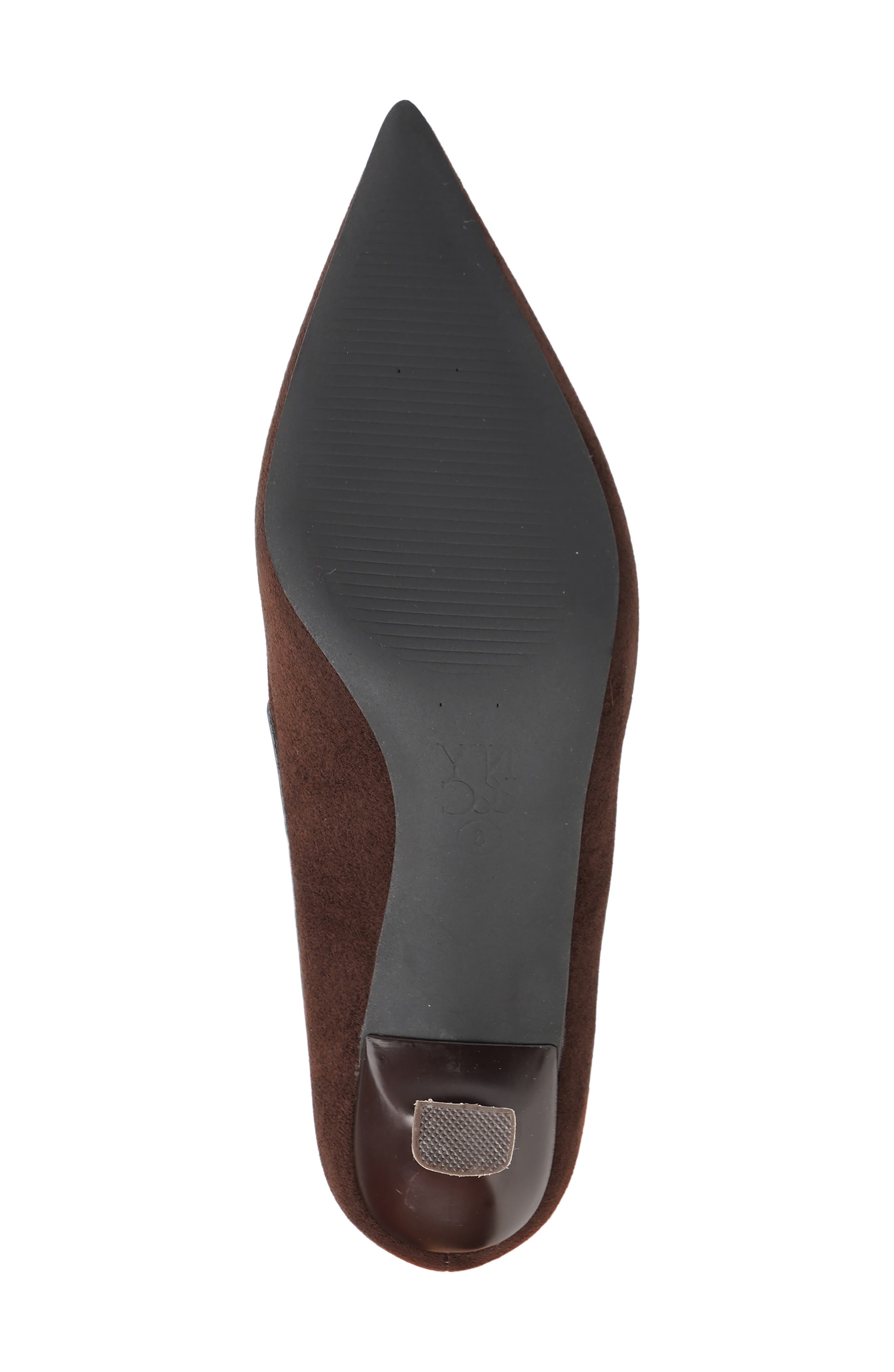 Kimberly Faux Leather Pointed Toe Pump, Alternate, color, BROWN
