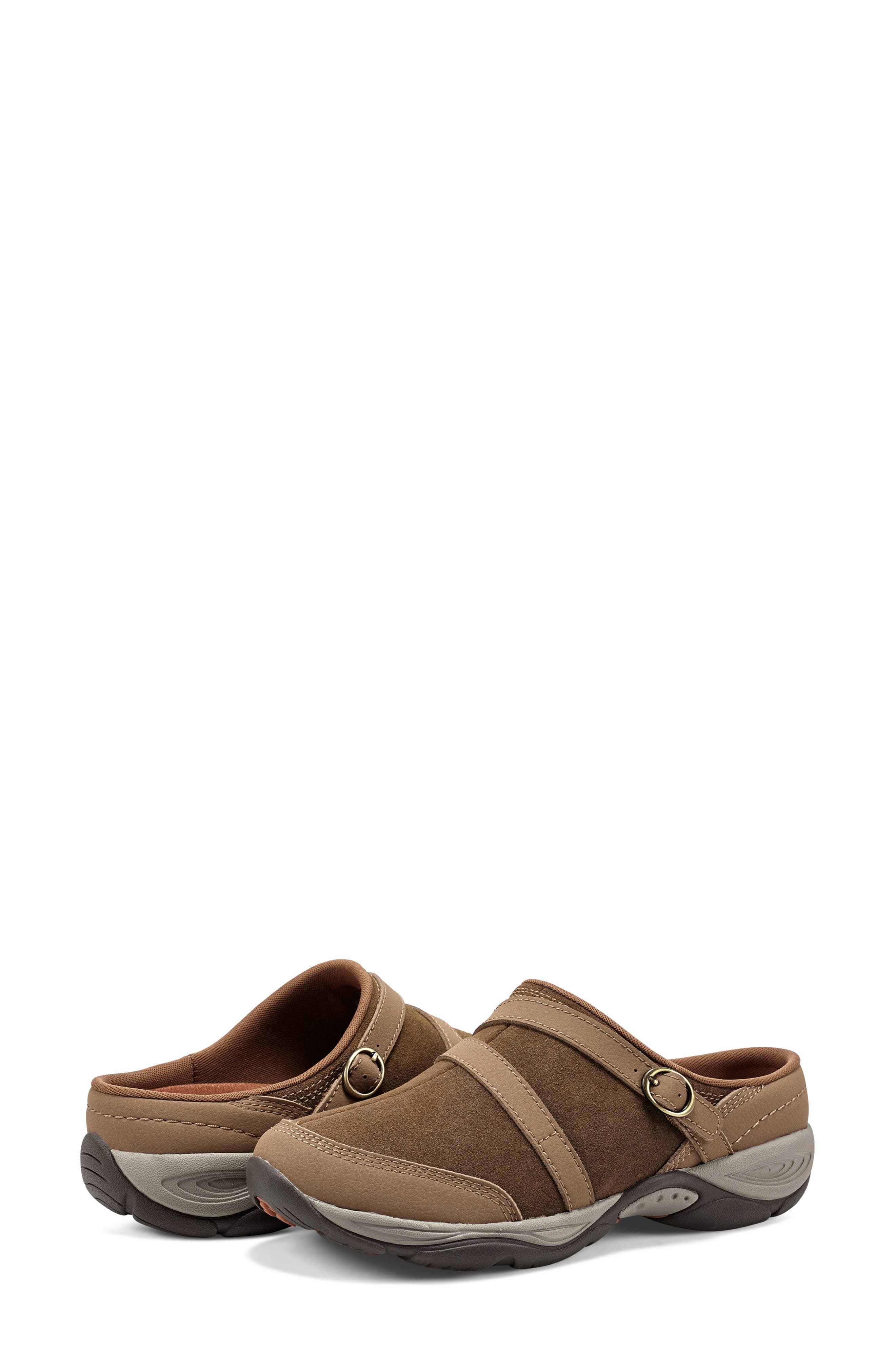 Equinox Clog, Alternate, color, LIGHT BROWN SUEDE