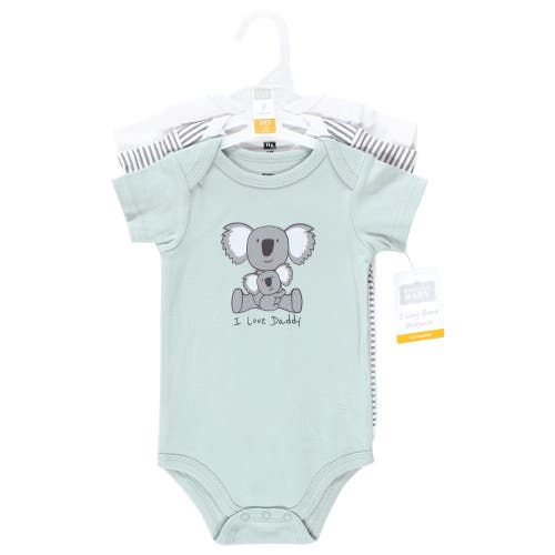 Hudson Baby Soft Cotton Bodysuit Triple Pack