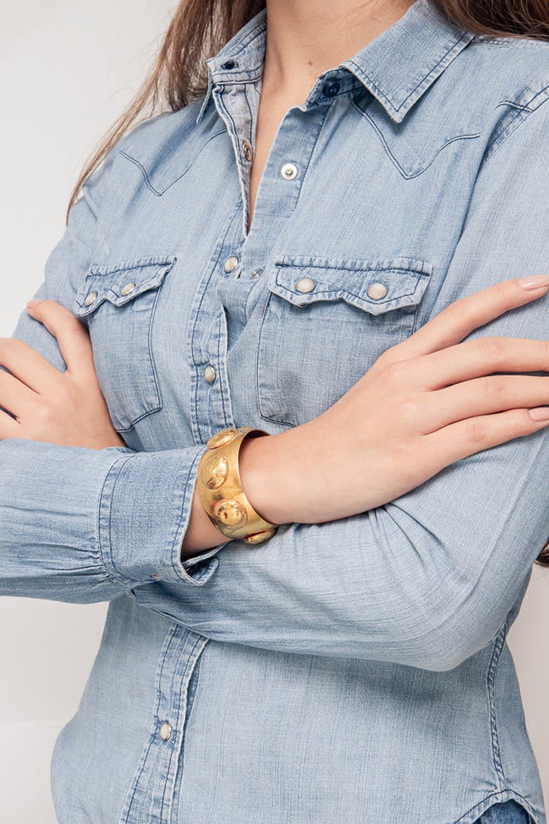 Curve Cuff, Alternate, color, GOLD