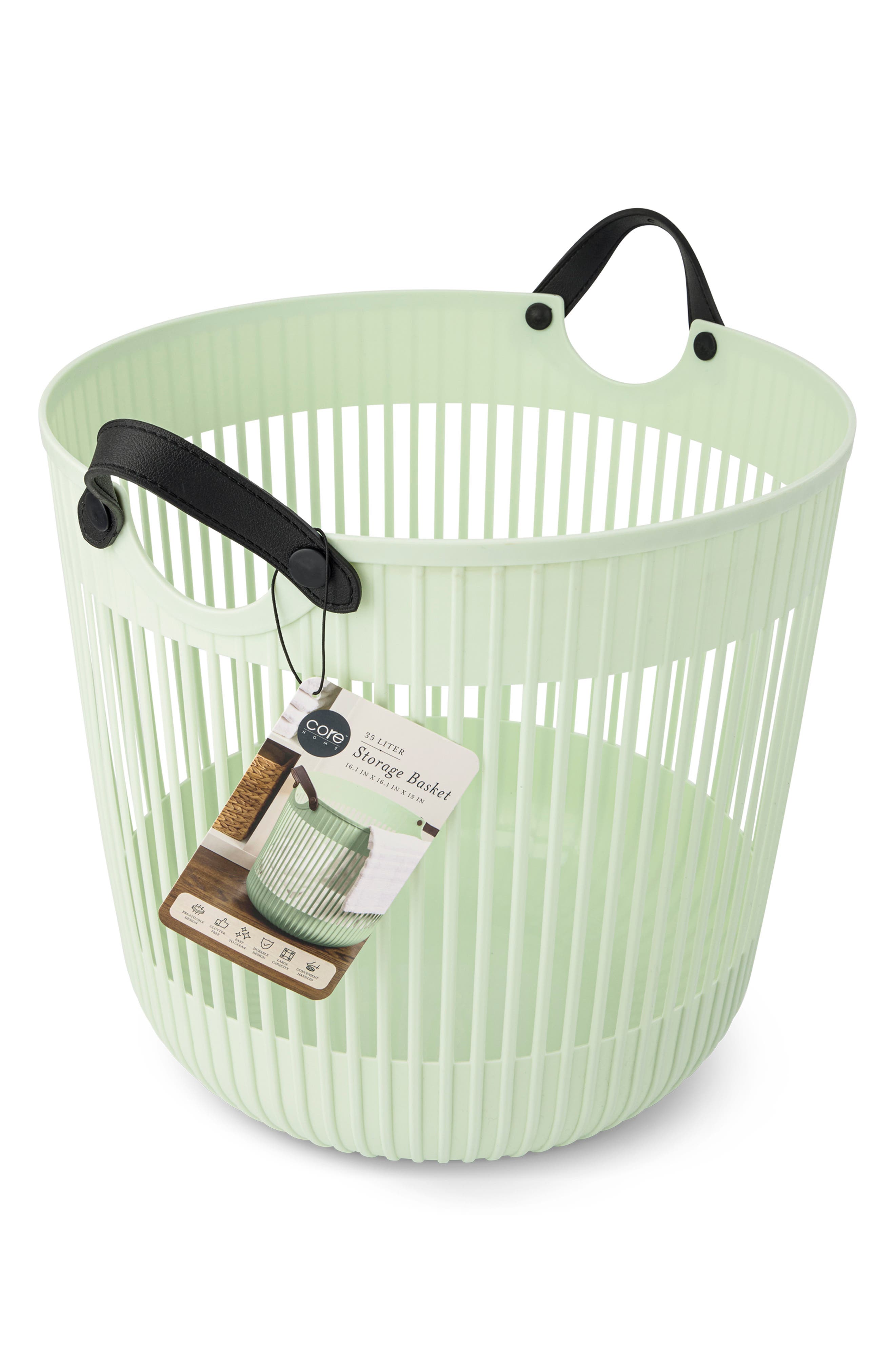 35-Liter Straight Weave Storage Basket