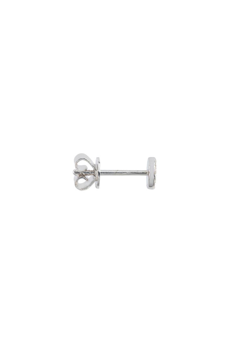 Diamond Stud Earrings, Alternate, color, WHITE