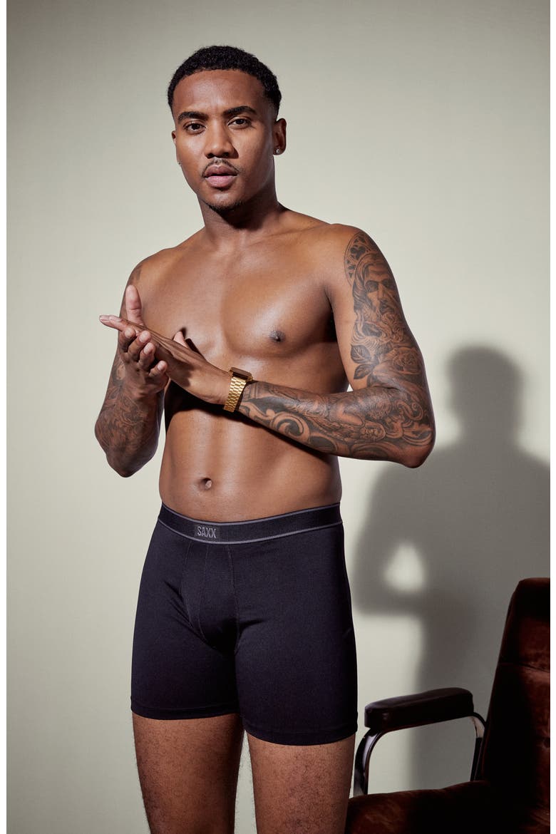Daytripper Comfort Stretch Boxer Briefs, Alternate, color, BLACK