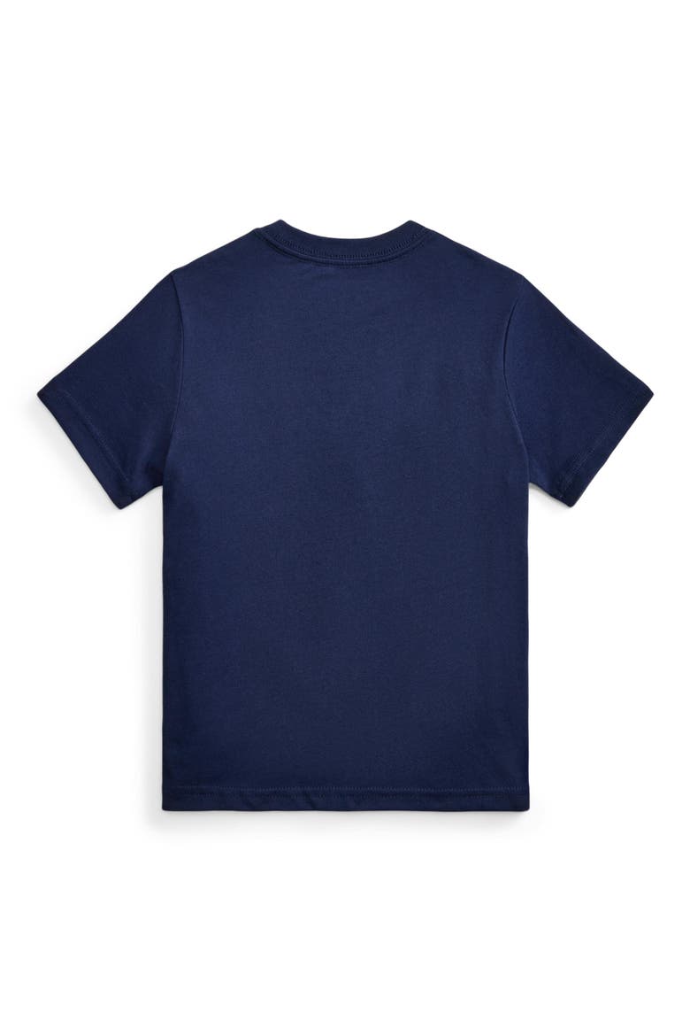 Kids' Polo Bear Cotton Graphic T-Shirt, Alternate, color, NEWPORT NAVY