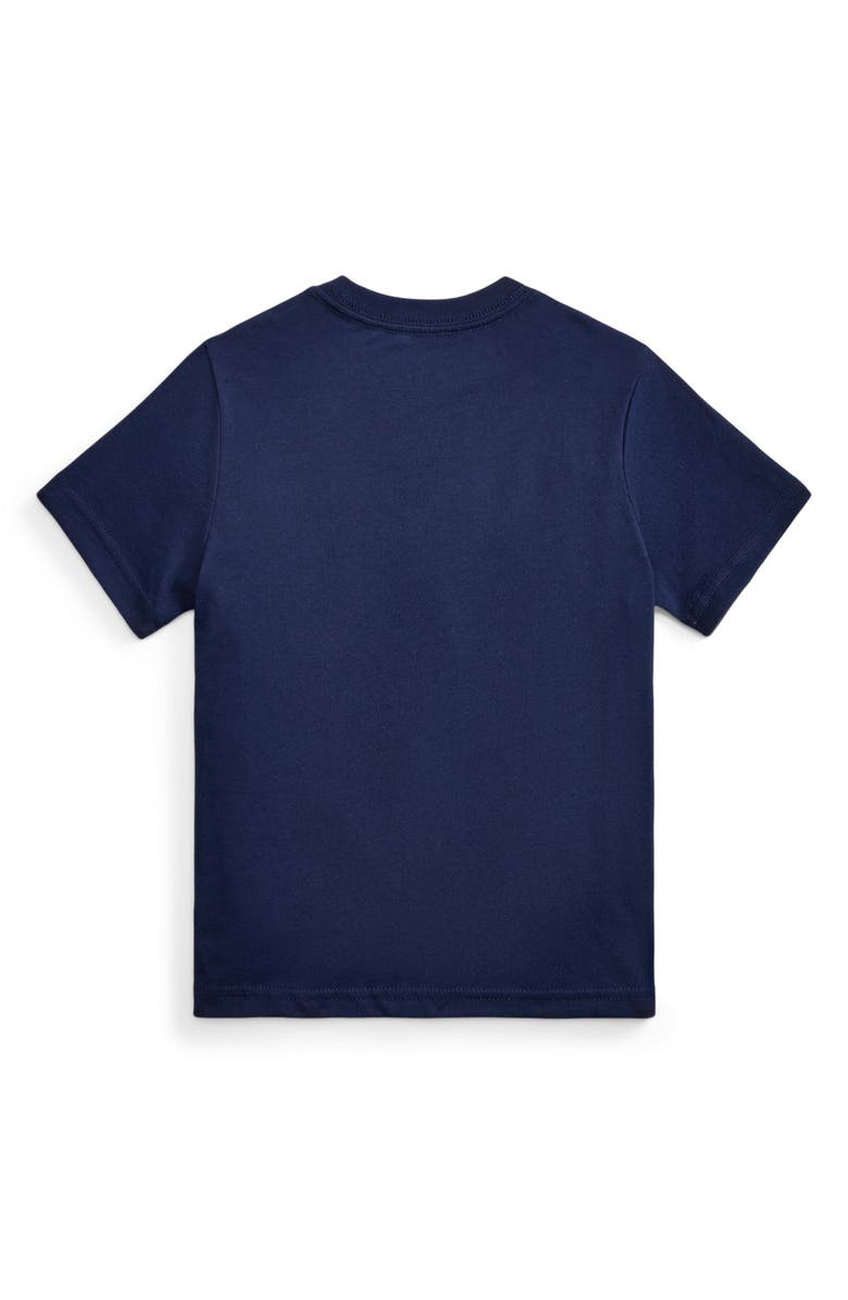Polo Ralph Lauren Kids' Polo Bear Cotton Graphic T-Shirt, Alternate, color, Newport Navy