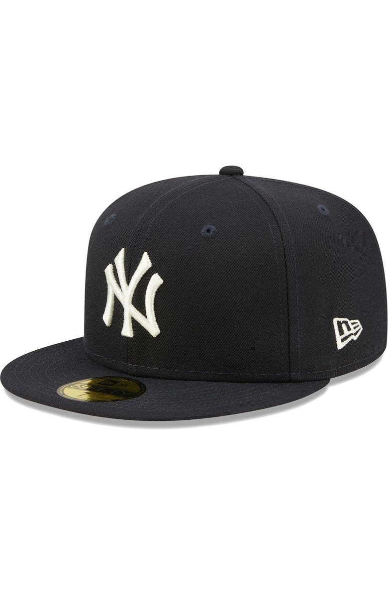 New Era Men's New Era Navy New York Yankees 1996 World Series Champions Citrus Pop UV 59FIFTY Fitted Hat, Alternate, color, 