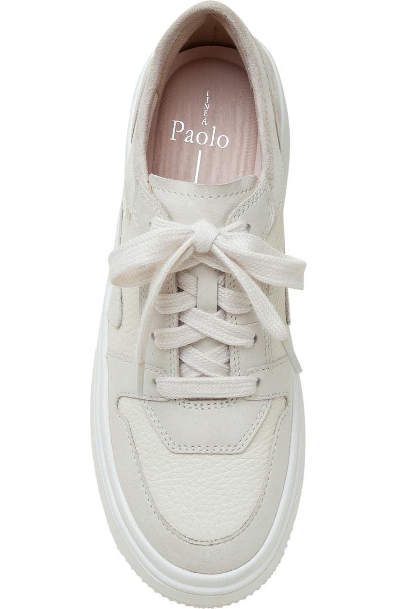 Linea Paolo Gains Platform Sneaker, Alternate, color, Snow