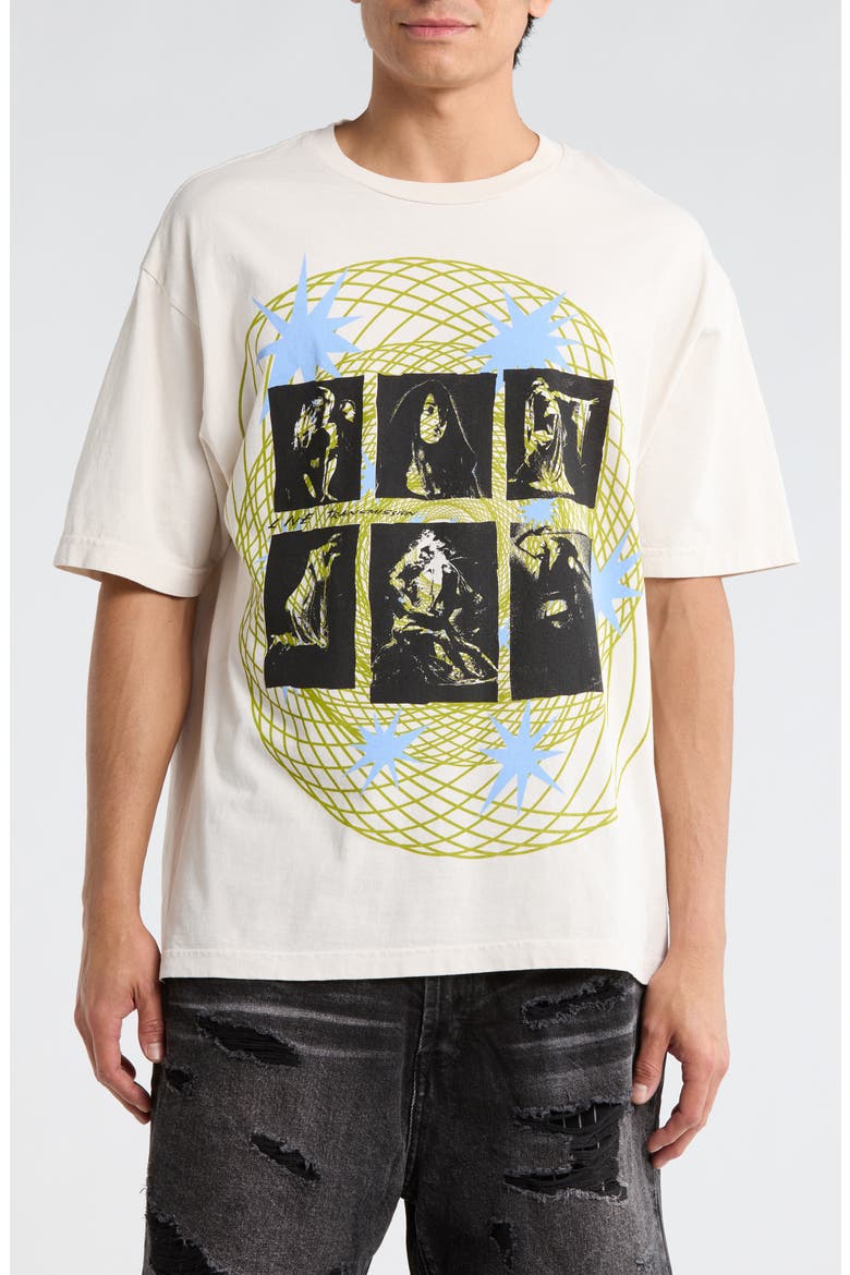 Heaven Sent Graphic T-Shirt, Main, color, OFF WHITE