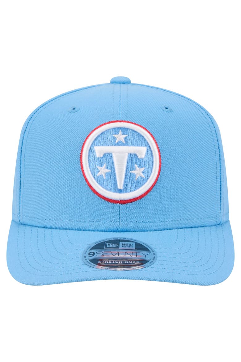 Men's New Era  Light Blue Tennessee Titans  9SEVENTY Adjustable Hat, Alternate, color, Light Blue
