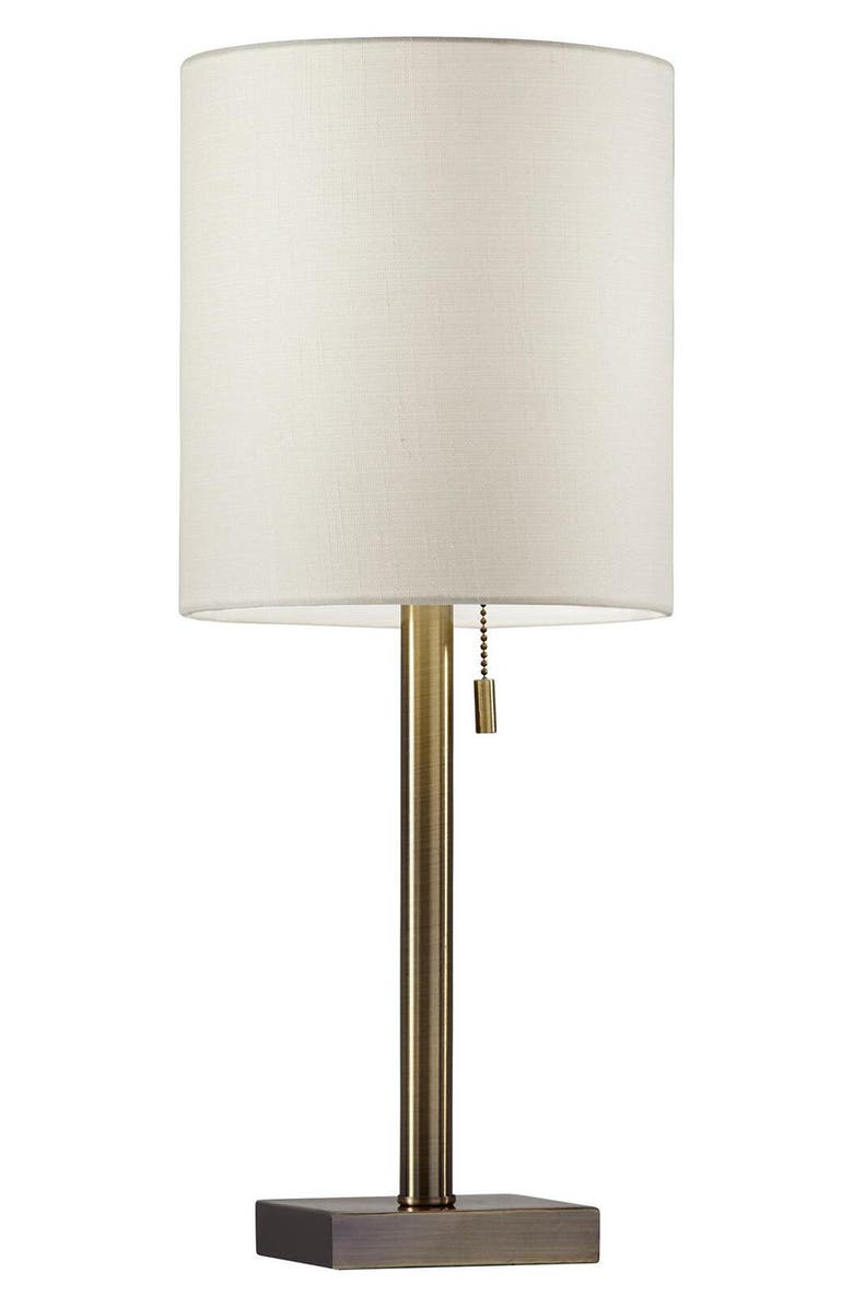 ADESSO LIGHTING Liam Table Lamp, Main, color, Antique Brass