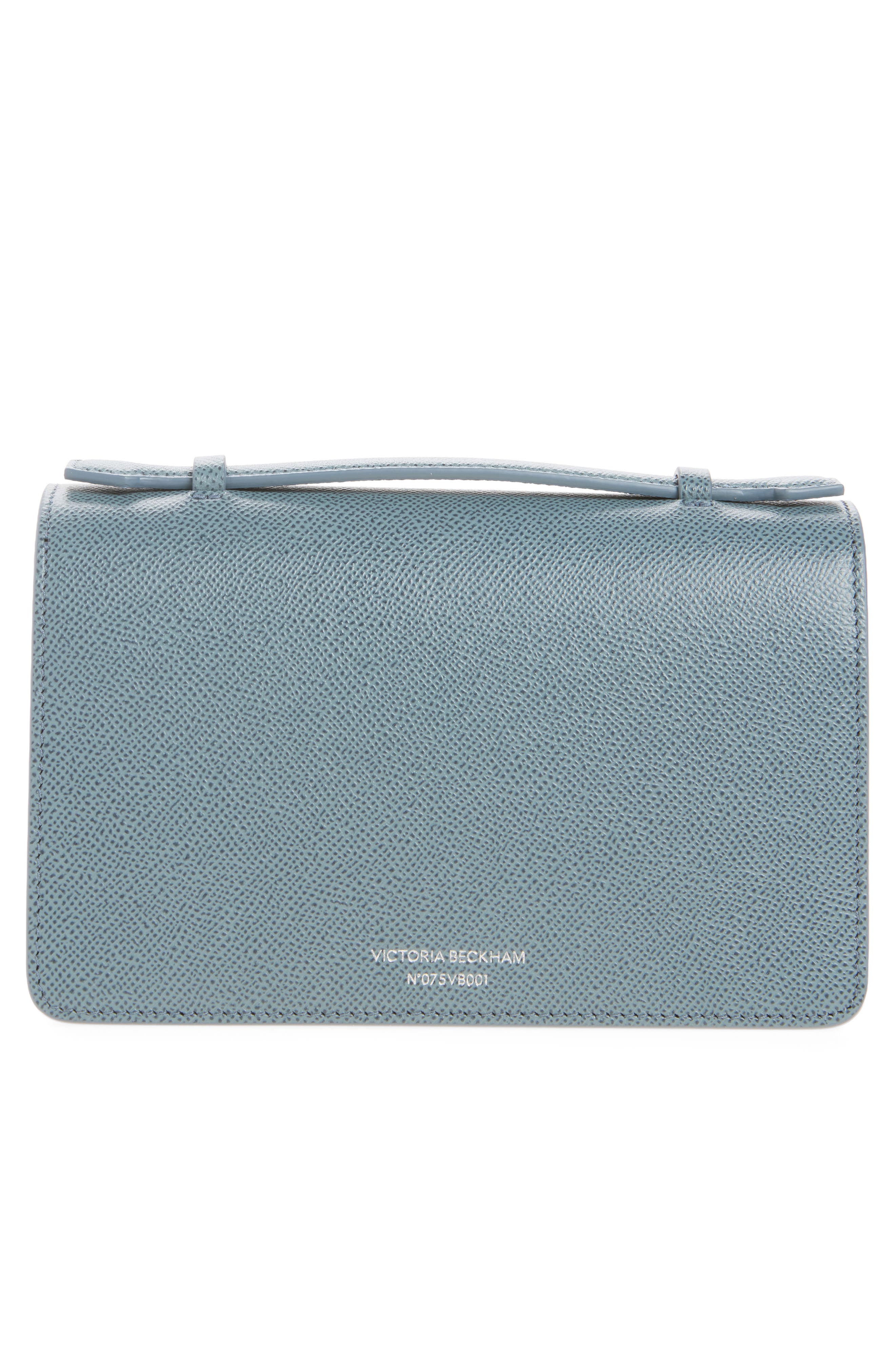Small Dorian Leather Shoulder Bag, Alternate, color, AGAVE BLUE SILVER BUCKLE