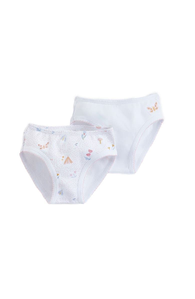 Babycottons Premium Peruvian Pima Cotton Delphine Underwear 2-Pack for Toddler, Main, color, 