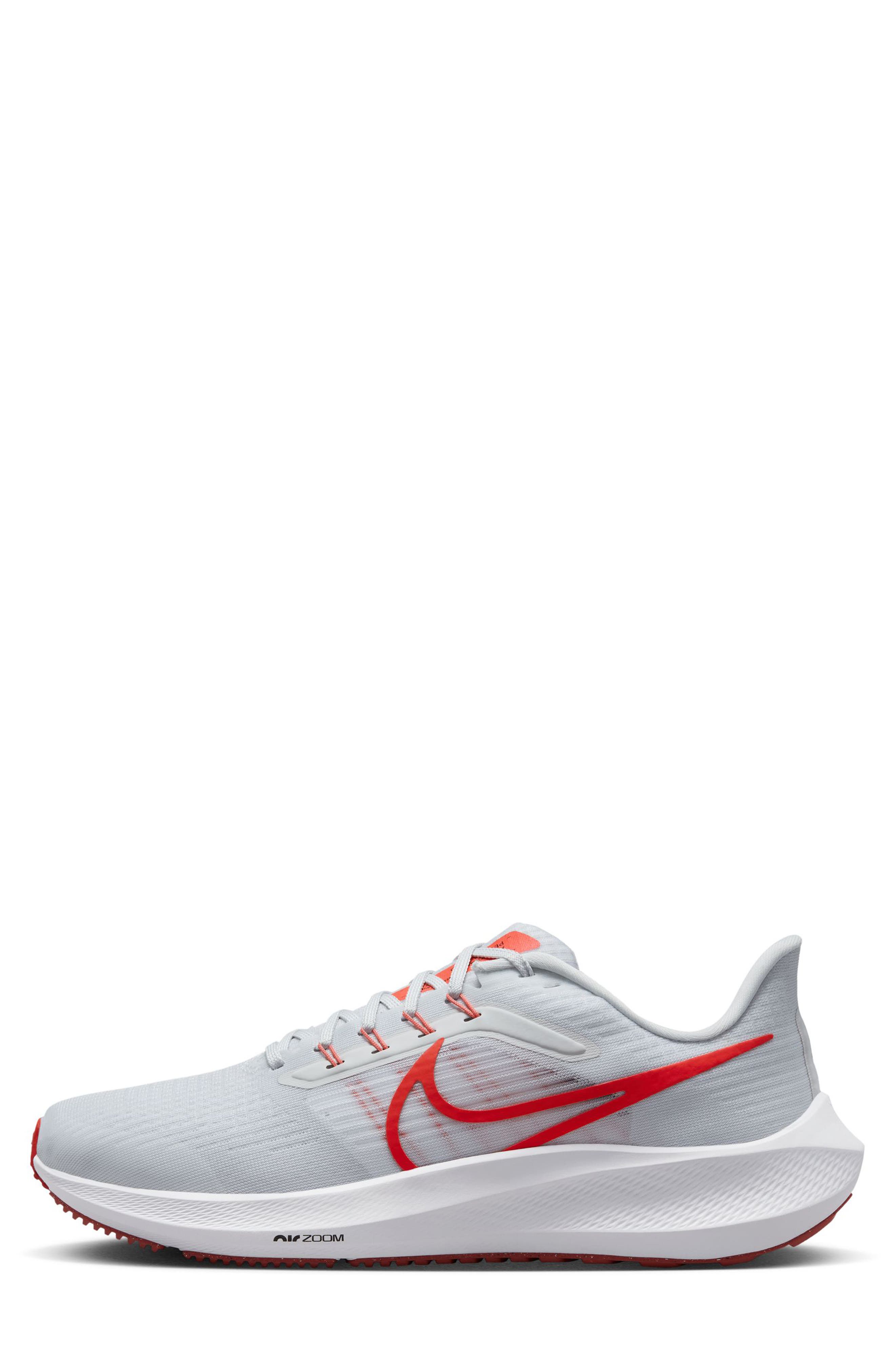 Nike Air Zoom Pegasus 39 Running Shoe, Alternate, color, Platinum Tint/ Light Crimson