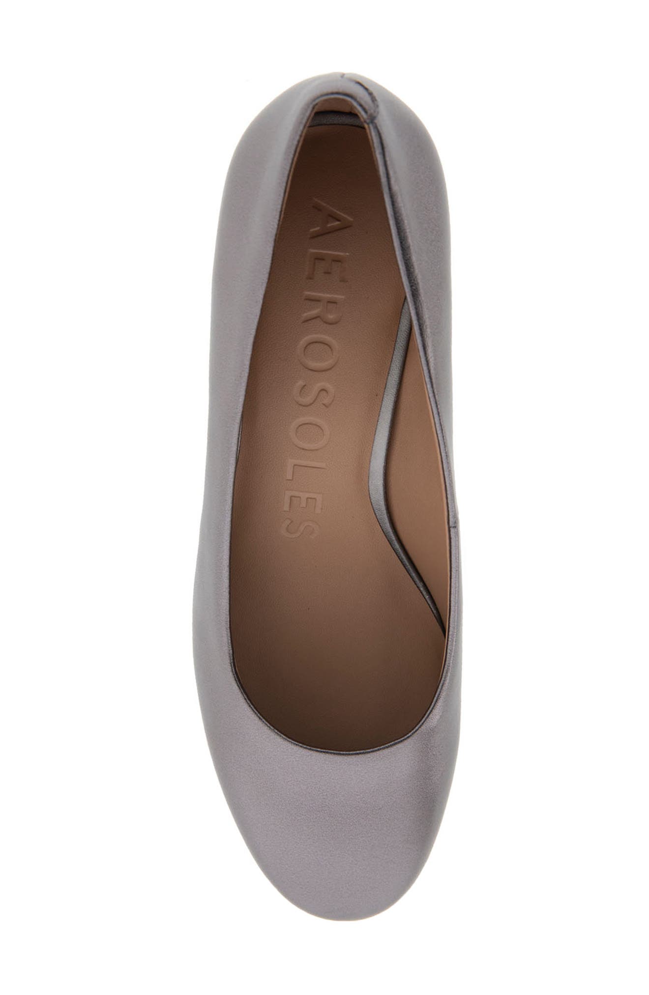 Ebel Block Heel Pump - Wide Width Available, Alternate, color, GUNMETAL METALLIC LEATHER