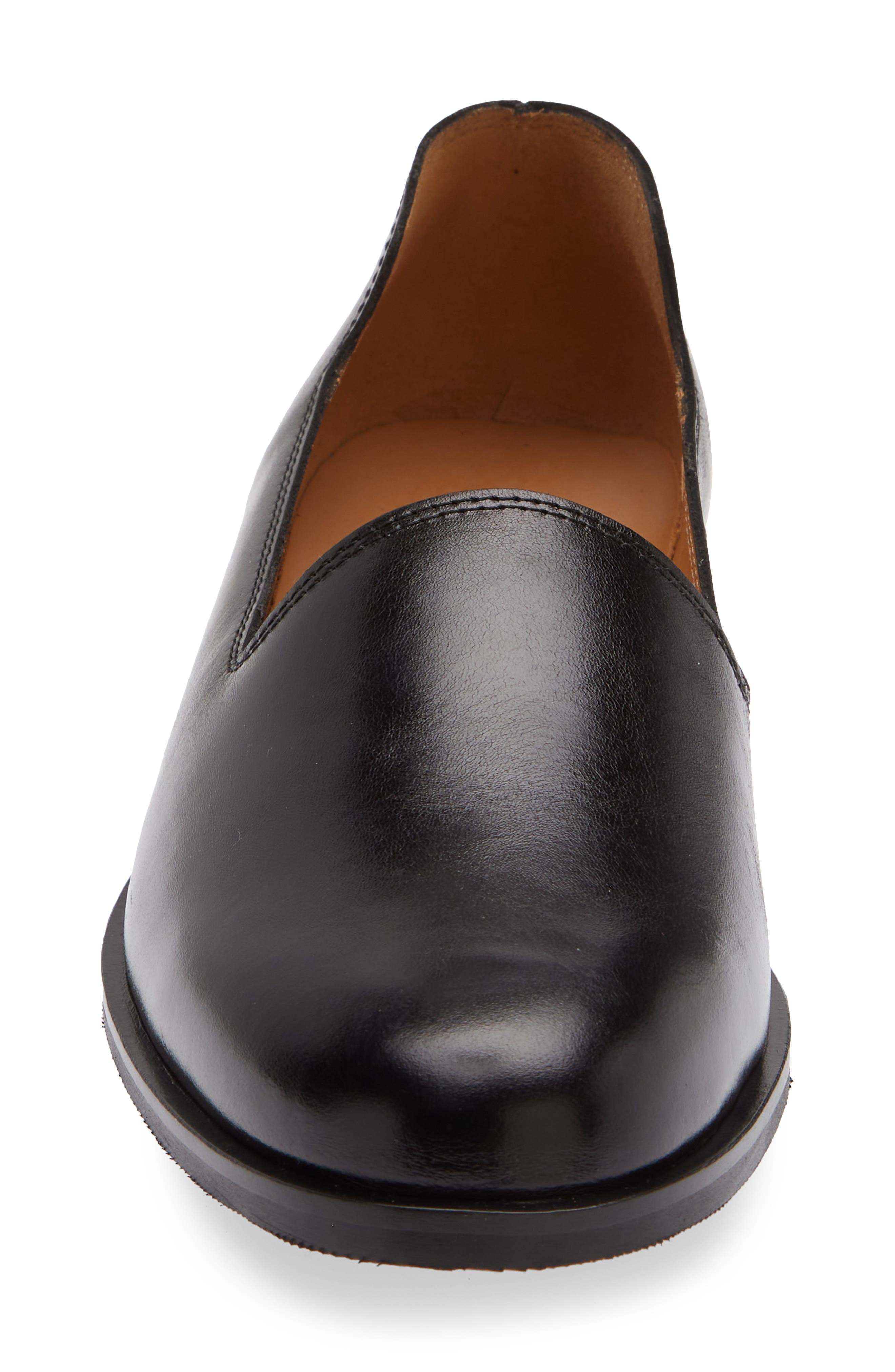 JACQUES SOLOVIERE Slim Slip-On Shoe, Alternate, color, Black