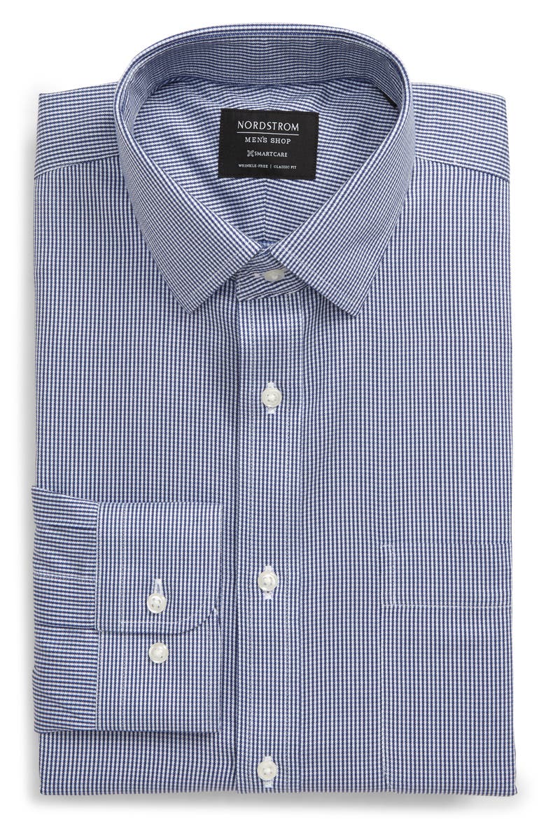 Smartcare™ Classic Fit Dress Shirt, Main, color, BLUE DEPTHS