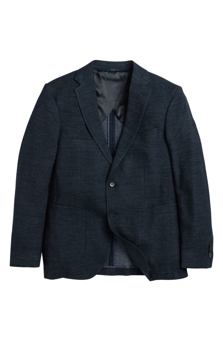 Rodd & Gunn Haldon Regular Fit Stretch Wool & Cotton Sport Coat, Alternate, color, Midnight