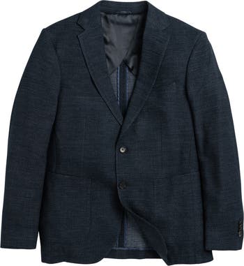 Haldon Regular Fit Stretch Wool & Cotton Sport Coat