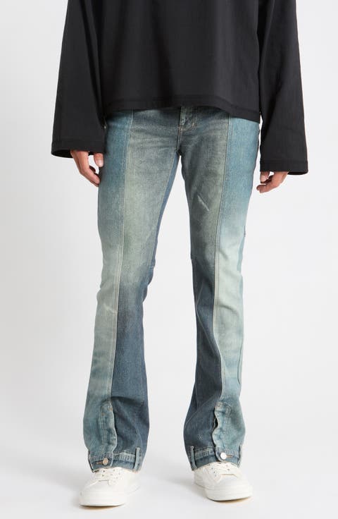 Upside Down Flare Jeans