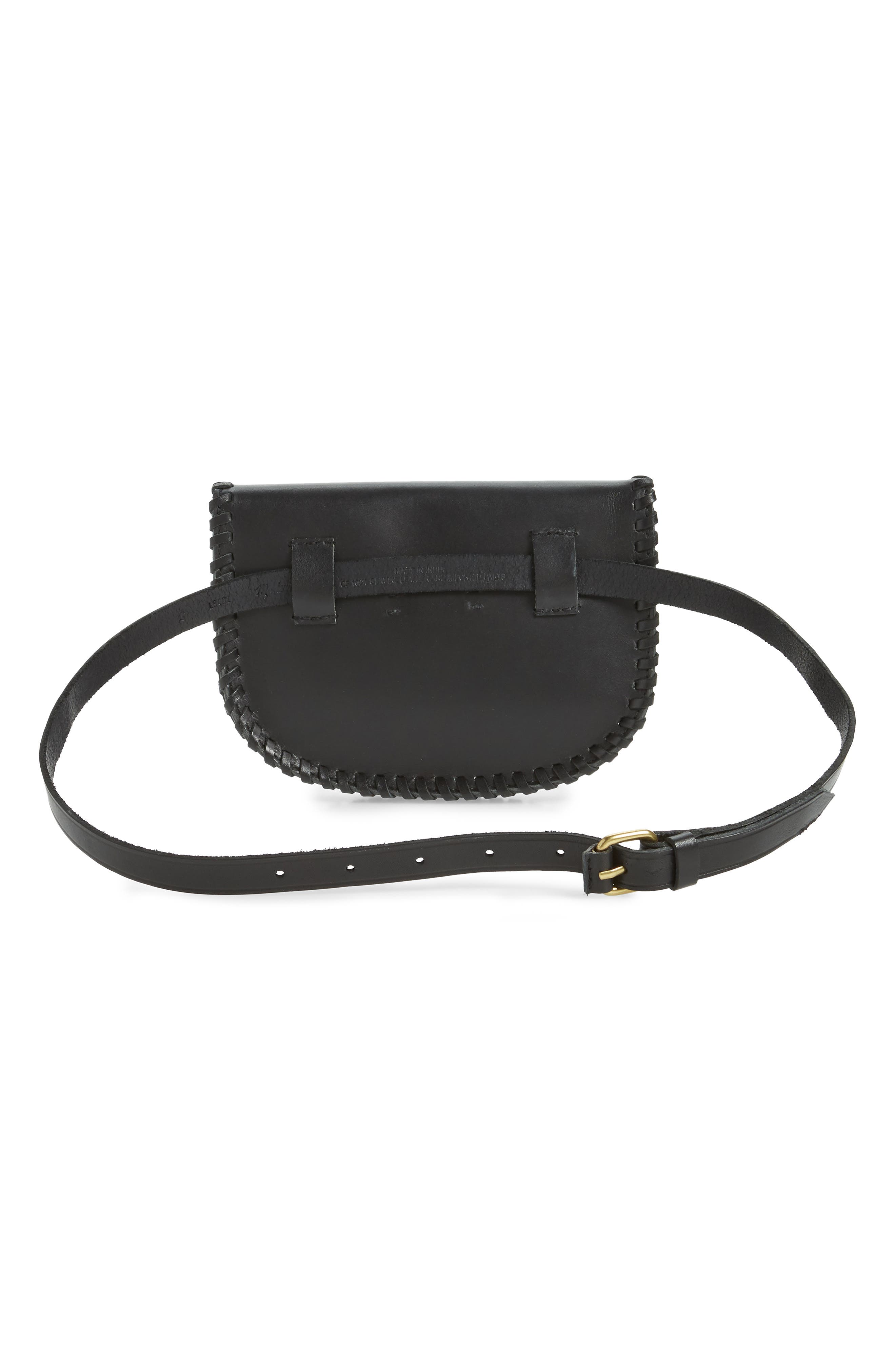 Madewell Whipstitch Belt Bag, Alternate, color, 