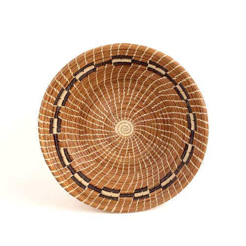 Mayan Hands Bernarda Basket In Brown