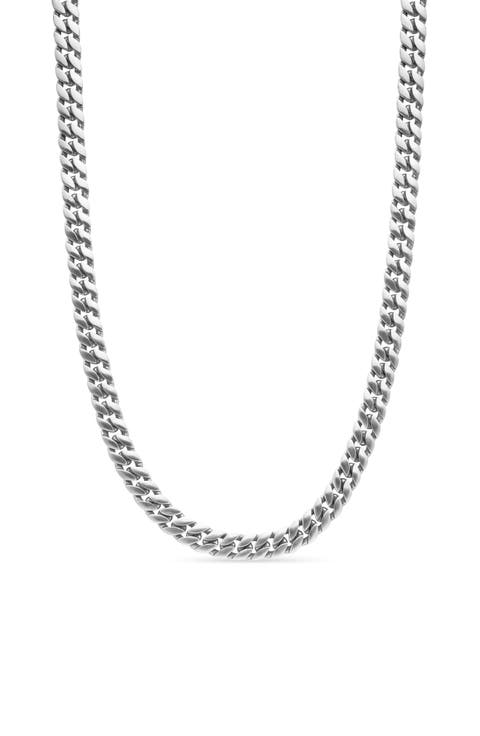 8mm Curb Chain Necklace