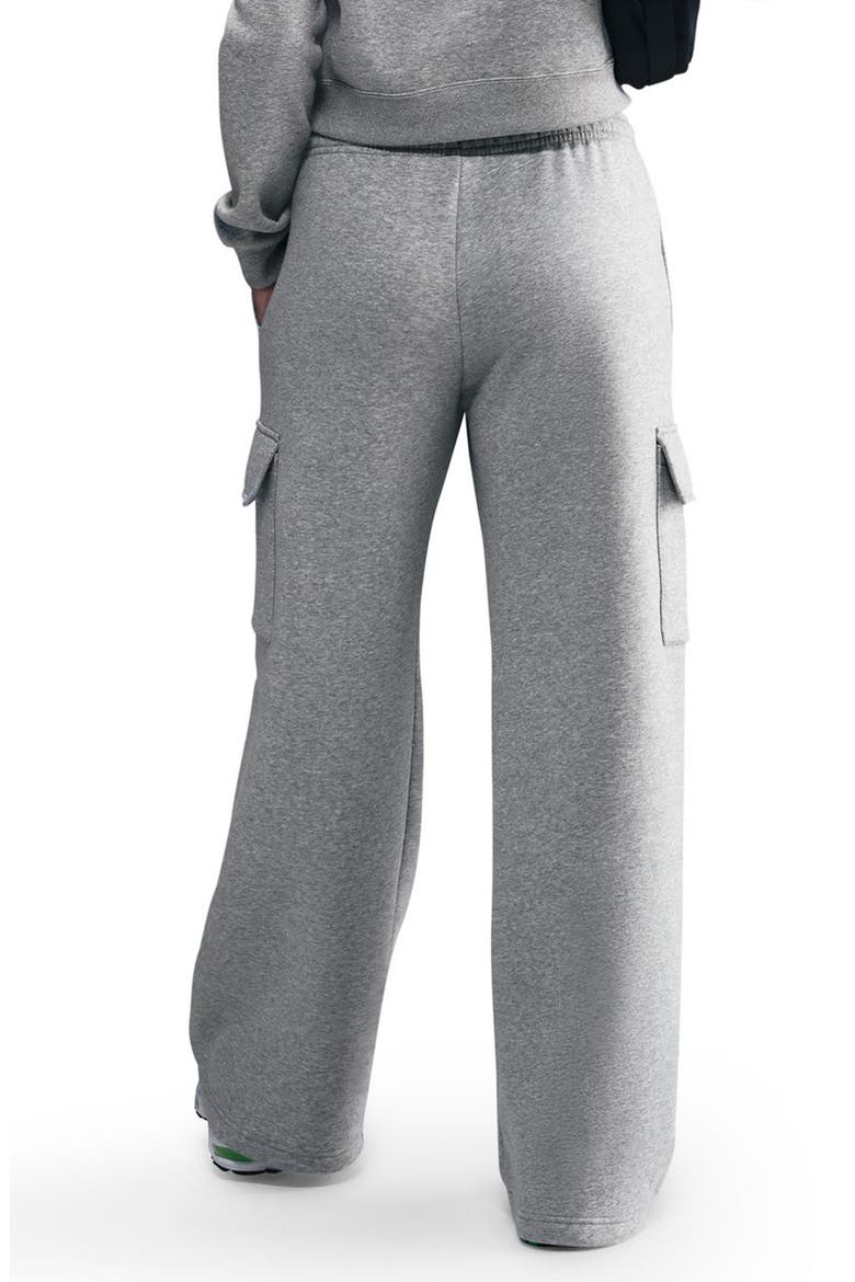 Sportswear Phoenix Fleece Wide Leg Cargo Sweatpants, Alternate, color, DARK GREY HEATHER/ SAIL