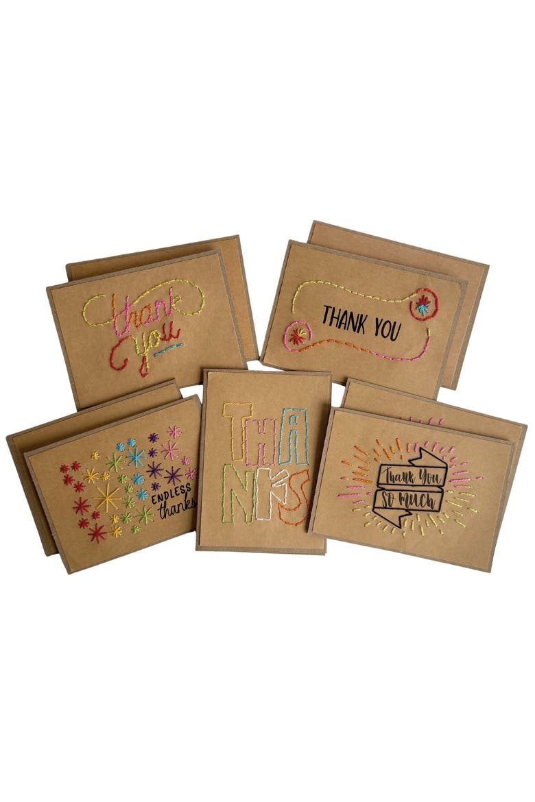 Thank You Variety Pack - 10 Greeting Cards, Main, color, Multicolor