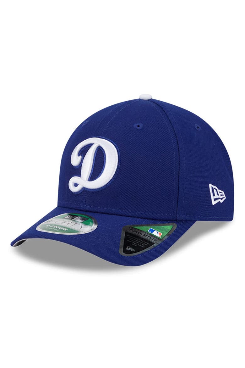 Men's New Era  Royal Los Angeles Dodgers Player Replica 9FORTY Adjustable Hat, Main, color, Royal