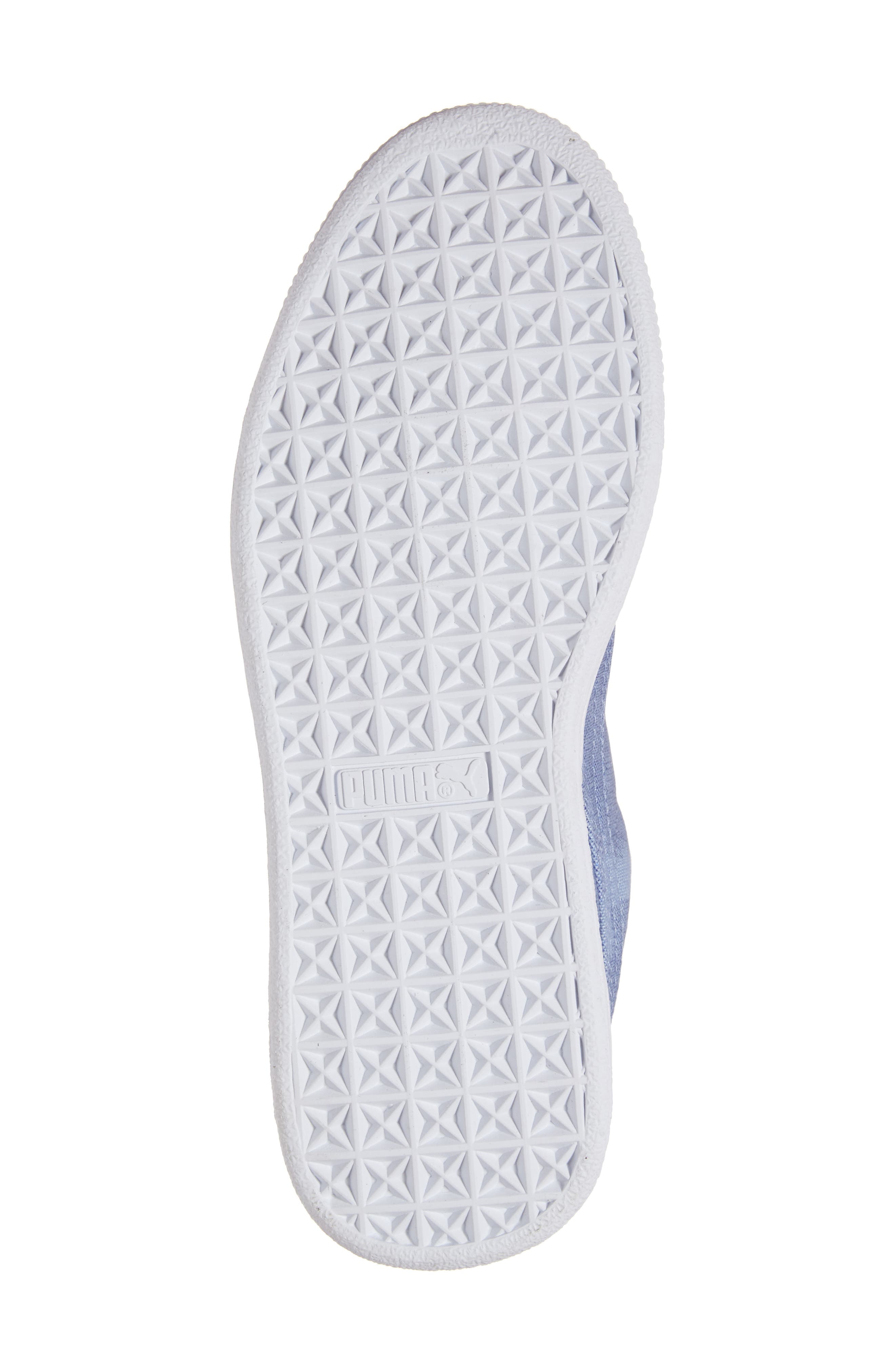 'Basket' Sneaker, Alternate, color, LAVENDAR LUSTRE/ PUMA WHITE