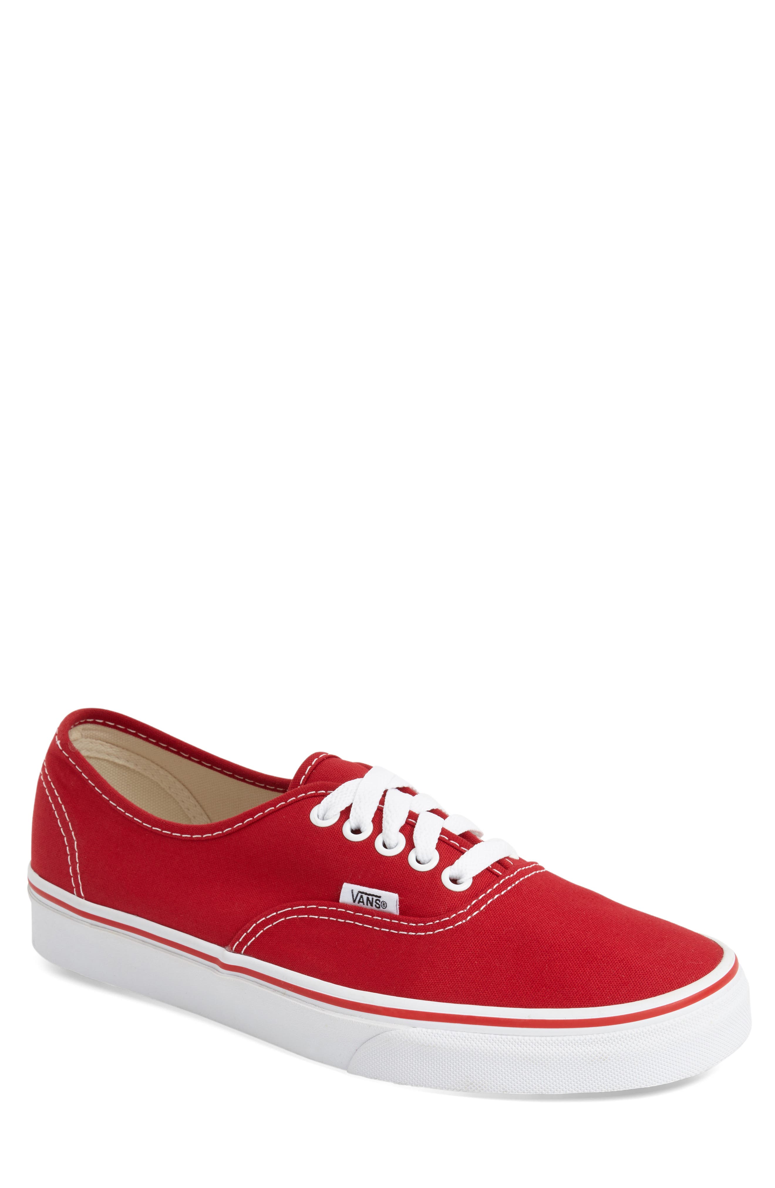 Vans Authentic Sneaker, Main, color, Red