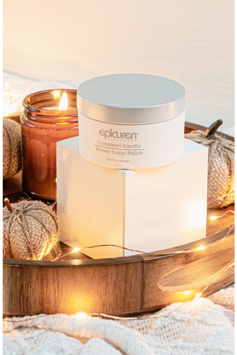Cinnamon Vanilla Brown Sugar Body Polish, Alternate, color, Brown