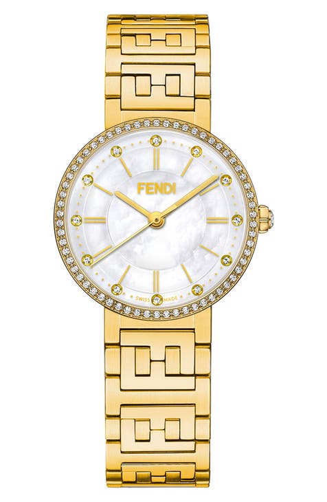 Forever Fendi Diamond Bracelet Watch, 29mm