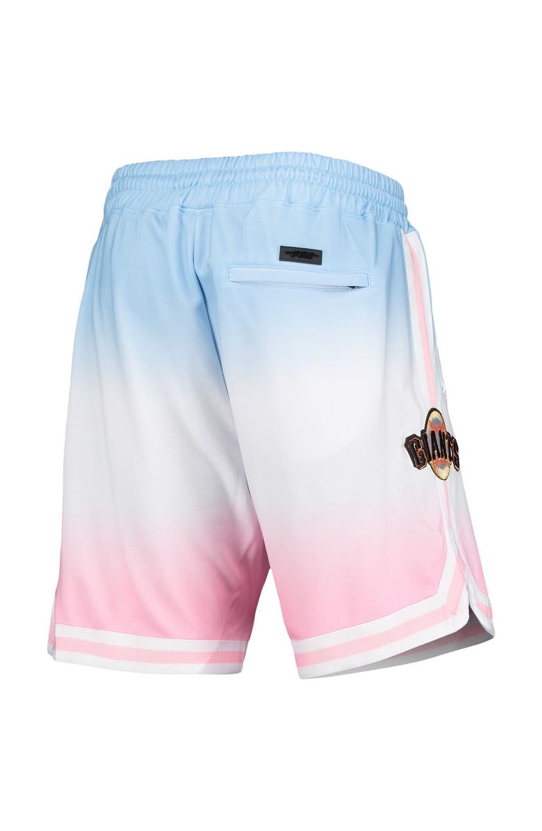PRO STANDARD Men's Pro Standard Blue/Pink San Francisco Giants Team Logo Pro Ombre Shorts, Alternate, color, Blue