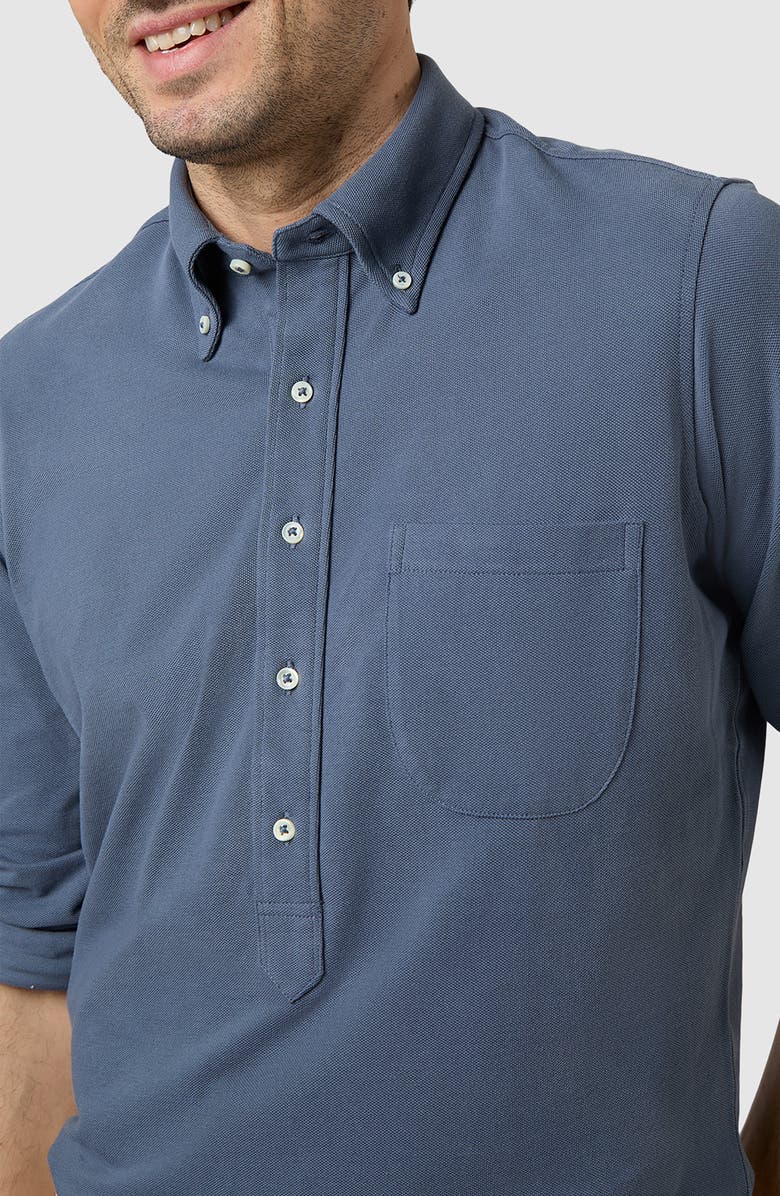 Sid Mashburn Long Sleeve Button-Down Polo, Alternate, color, 