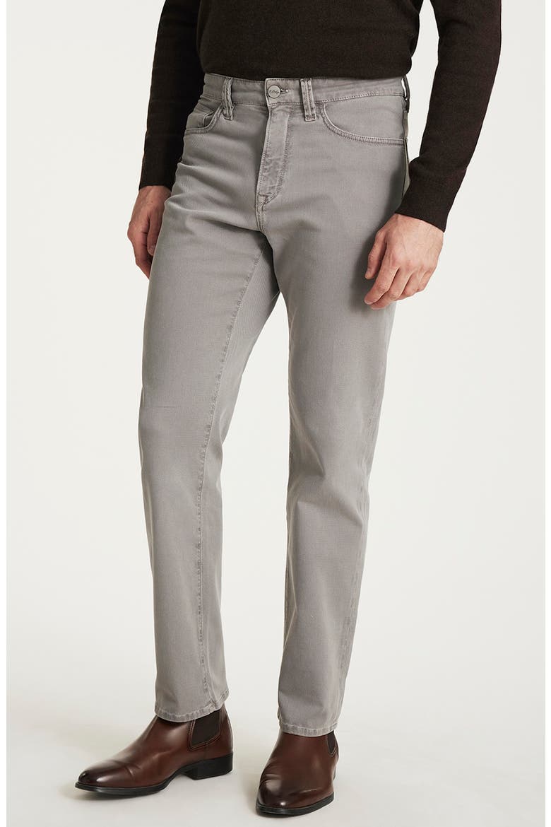 Charisma Stretch Cotton Straight Leg Pants, Main, color, GREY HONEYCOMB