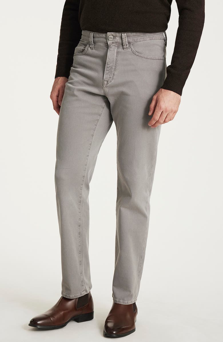 34 Heritage Charisma Stretch Cotton Straight Leg Pants, Main, color, Grey Honeycomb