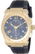 FERRAGAMO Vega Silicone Strap Chronograph Watch, 40mm