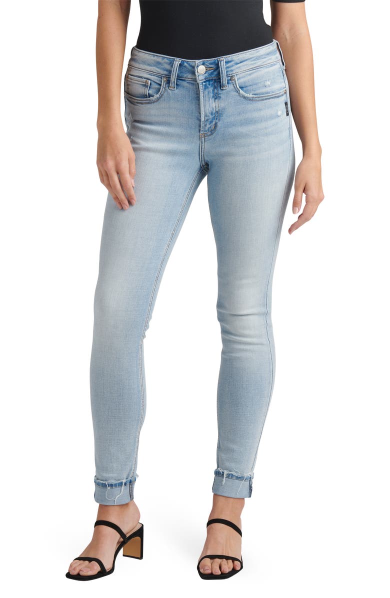 Silver Jeans Co. Suki Skinny Jeans, Main, color, 