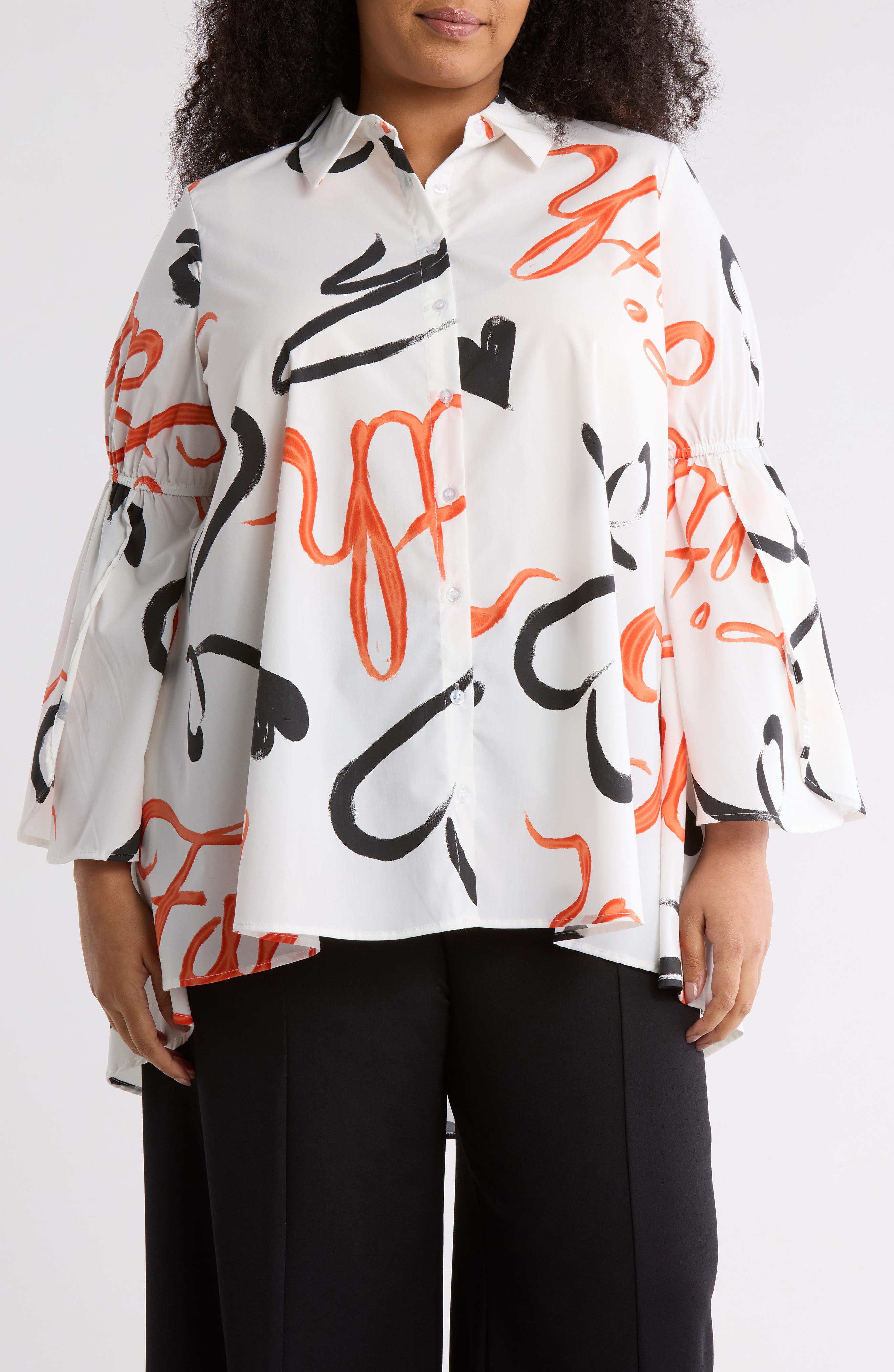 BY DESIGN Tess Long Sleeve Shirtdress