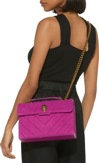 Kensington Suede Convertible Shoulder Bag