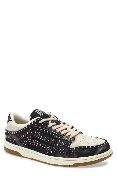 Studded Skeleton Low Top Sneaker (Men)