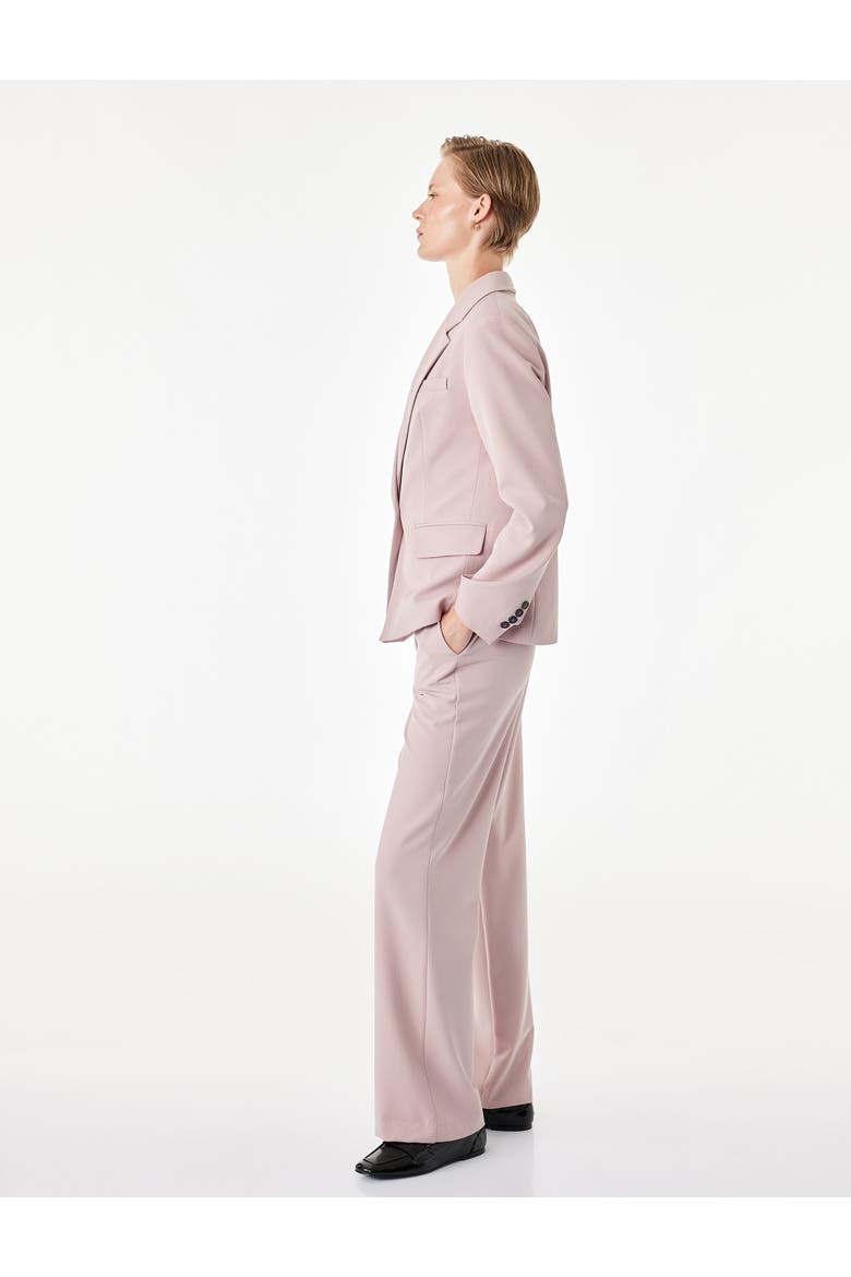 Tailored Straight Leg Trousers With Pockets, Alternate, color, PINK