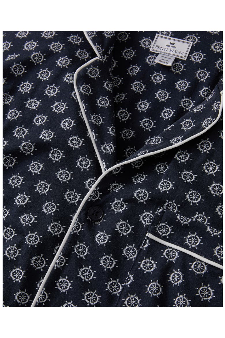 Featherweight Pima Cotton Pajamas, Alternate, color, NAVY